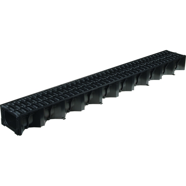 Aco HexDrain Channel with Grate 1mtr Plastic