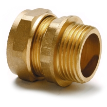 Adaptor Straight Parallel Male 28mm 1 1/4inch Copper