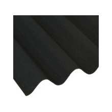 ARIEL COROLINE BLACK CORRUGATED SHEET 2m x 950mm 855mm COVER WIDTH CBS