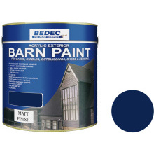Bedec Matt Barn Paint 2.5L Deep Blue