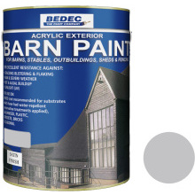 Bedec Satin Barn Paint 5L Light Grey