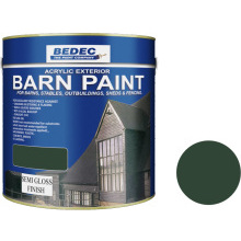 Bedec Semi Gloss Barn Paint 2.5L Dark Green