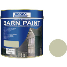 Bedec Semi Gloss Barn Paint 2.5L French Grey