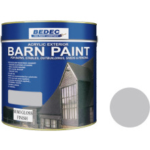 Bedec Semi Gloss Barn Paint 2.5L Light Grey