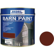 Bedec Semi Gloss Barn Paint 2.5L Red