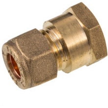 COMPRESSION FEMALE/I COUPLING 10mm x 1/4" 35683 WRAS APPROVED