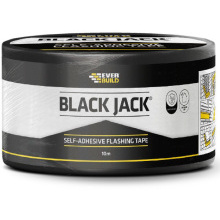 EVERBUILD BLACK JACK TRADE SELF ADHESIVE FLASHING TAPE 75mm x 10m FLAS075