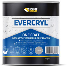 EVERBUILD EVERCRYL ONE COAT INSTANT 1kg GREY EVCGY01