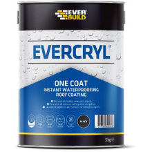EVERBUILD EVERCRYL ONE COAT INSTANT 5kg BLACK EVCBK5