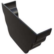 FREEFLOW OGEE STOPEND INTERNAL BLACK FRO608BL