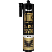 Geocel The Works Pro X Ultimate Construction High Grab Adhesive White 290ml