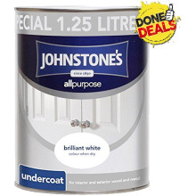 JOHNSTONES ALL PURPOSE UNDERCOAT BRILLIANT WHITE 1.25l 303903