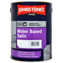 JOHNSTONES AQUA WATER BASED SATIN WHITE 1l 307665