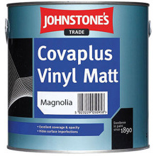 JOHNSTONES COVAPLUS PAINT VINYL MATT 2.5l MAGNOLIA 301454