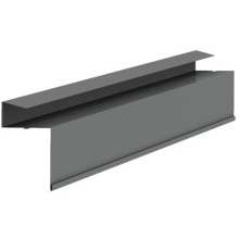 KYTUN BLACK CONTINUOUS SLATE DRY VERGE 3m (SLATE THICKNESS 4-8mm) 25mm C02NPBL