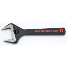 ROTHENBERGER ADJ WRENCH WIDE JAW 10" C/W JAW PROTECTORS 70461