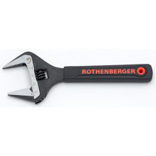 ROTHENBERGER ADJ WRENCH WIDE JAW 6" C/W JAW PROTECTORS 70459