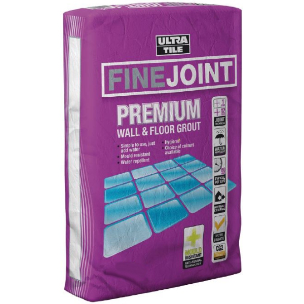 Ultra Tile 3kg 1-12mm Fine Joint Grout White