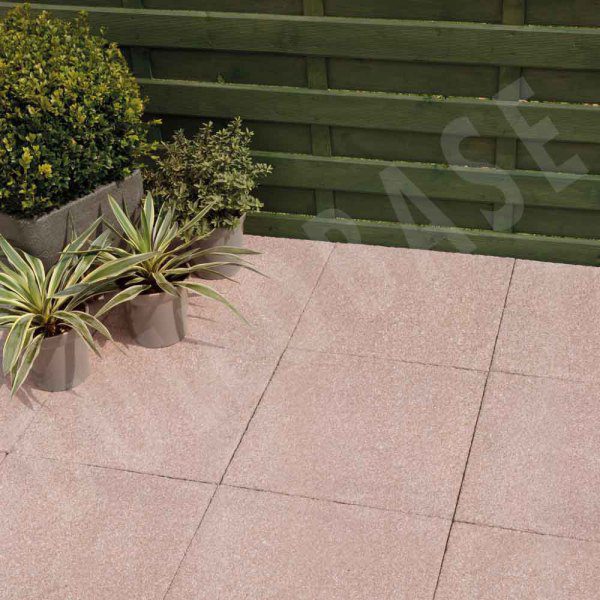 Textured Paving Red 600x600