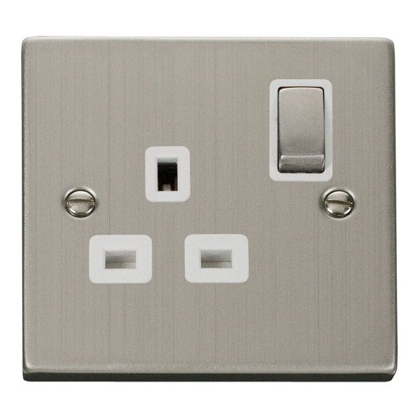 Click VPSS535WH 1 Gang 13A DP ‘Ingot’ Switched Socket Outlet