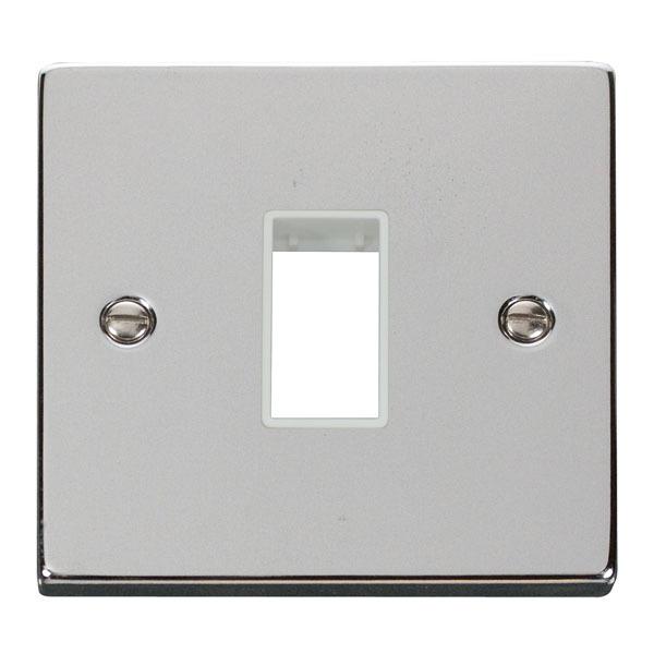 Click VPCH401WH 1 Gang Plate Single Aperture