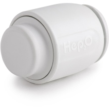 HEP2O Demountable Stop End White 10mm