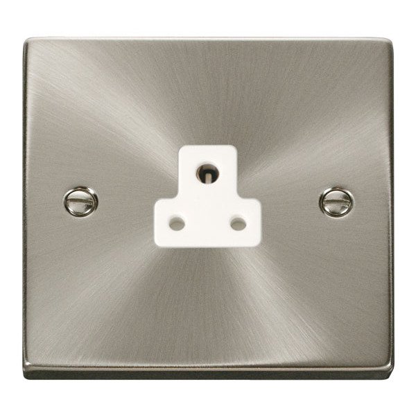 Click VPSC039WH 2A Round Pin Socket Outlet