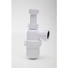 Polypipe Bottle Trap Anti Syphon Adjustable Telescopic  White 32mm