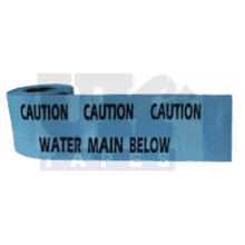 365m Roll Warning Tape Blue 'Water'