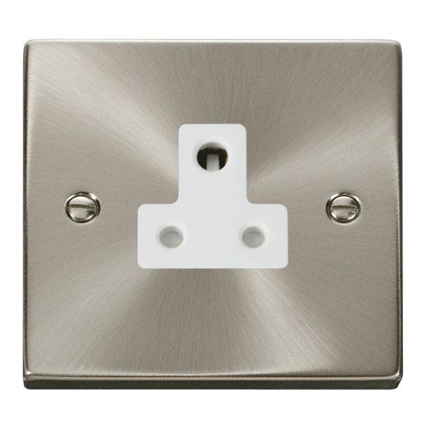 Click VPSC038WH 5A Round Pin Socket Outlet