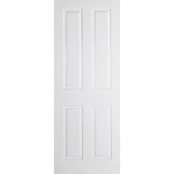 LPD White Moulded Textured 4P Door 1981x762mm (30")