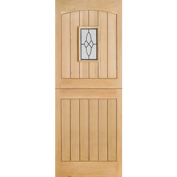 LPD Oak Cottage Stable Glazed 1L Door 1981x838mm (33")