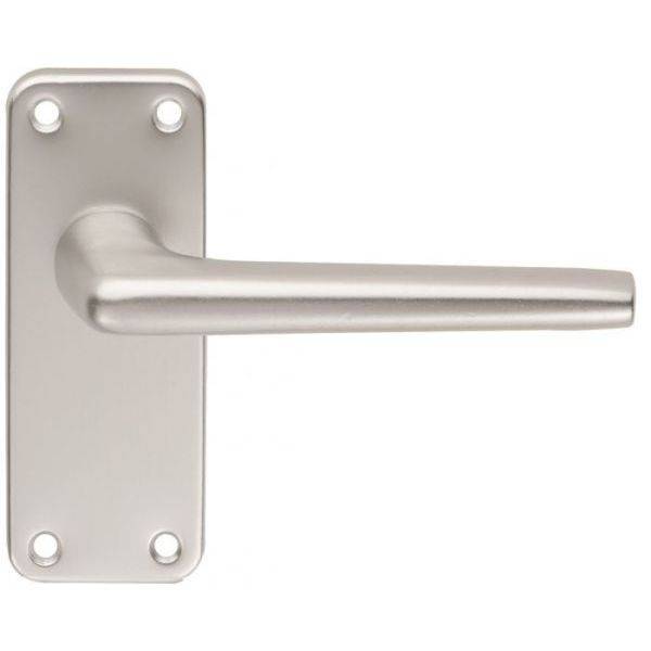 Aluminium Lever On Latch Backplate (Blister Pack)