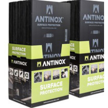 ANTINOX PROTECTIVE BLACK SHEET 1200 x 600 x 2mm PER SHEET 190001