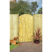 Arched Featheredge Gate - 0.9 x 1.8m