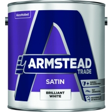 Armstead Trade 2.5ltr Satin Finish B/White