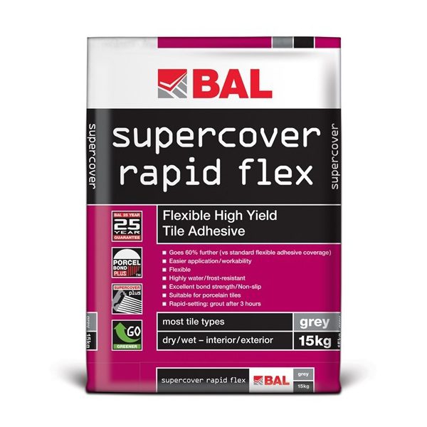 BAL Supercover Rapid Flex Grey 15kg