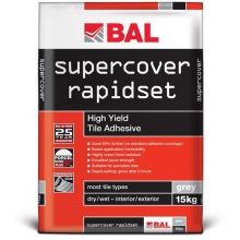 BAL Supercover Rapidset Tile Adhesive 15kg