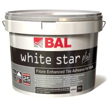 BAL White Star Plus Tile Adhesive 2.5L