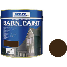 Bedec Satin Barn Paint 2.5L Chestnut