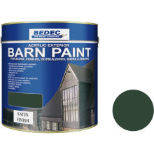 Bedec Satin Barn Paint 2.5L Dark Green