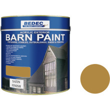Bedec Satin Barn Paint 2.5L Solid Pine