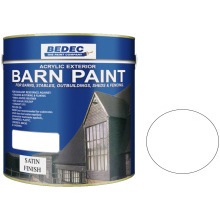 Bedec Satin Barn Paint 2.5L White