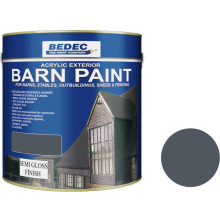 Bedec Semi Gloss Barn Paint 2.5L Battleship Grey