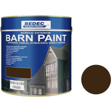 Bedec Semi Gloss Barn Paint 2.5L Chestnut
