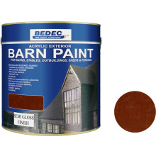 Bedec Semi Gloss Barn Paint 2.5L Dark Oak