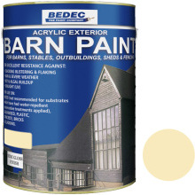Bedec Semi Gloss Barn Paint 5L Country Cream