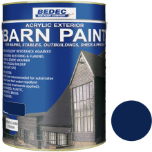 Bedec Semi Gloss Barn Paint 5L Deep Blue