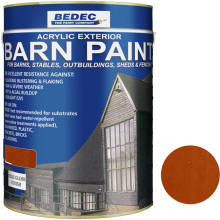 Bedec Semi Gloss Barn Paint 5L Medium Oak
