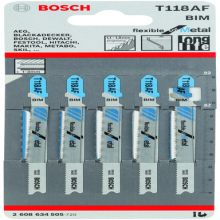 Bosch Pk/5 T118AF Jigsaw Blade 2608 634 505